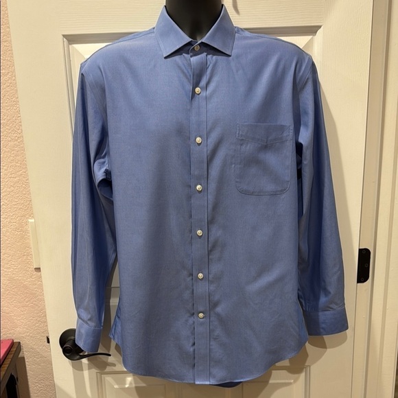 Lands' End Other - Lands End No Iron Supima Pinpoint Men’s Shirt. Size 16-33, Tailored Fit